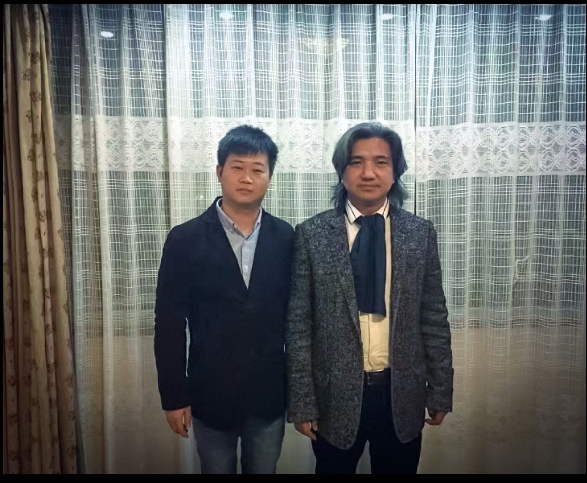 与全国政协副秘书长常委.中国美术馆馆长吴为山先生