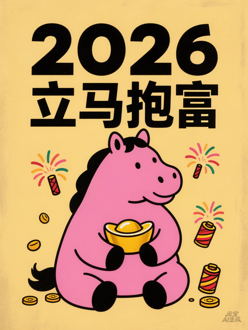 大年初一，新年快乐呀！🐎💰🍊

开门迎福！祝您新的一年，好运连连，惊喜不断！