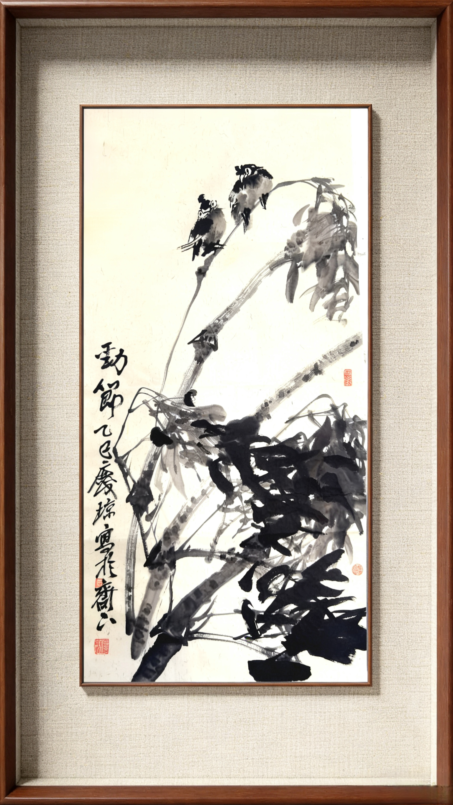 老辣之笔，淋漓之墨～读懂甘庆琼的花鸟世界。
