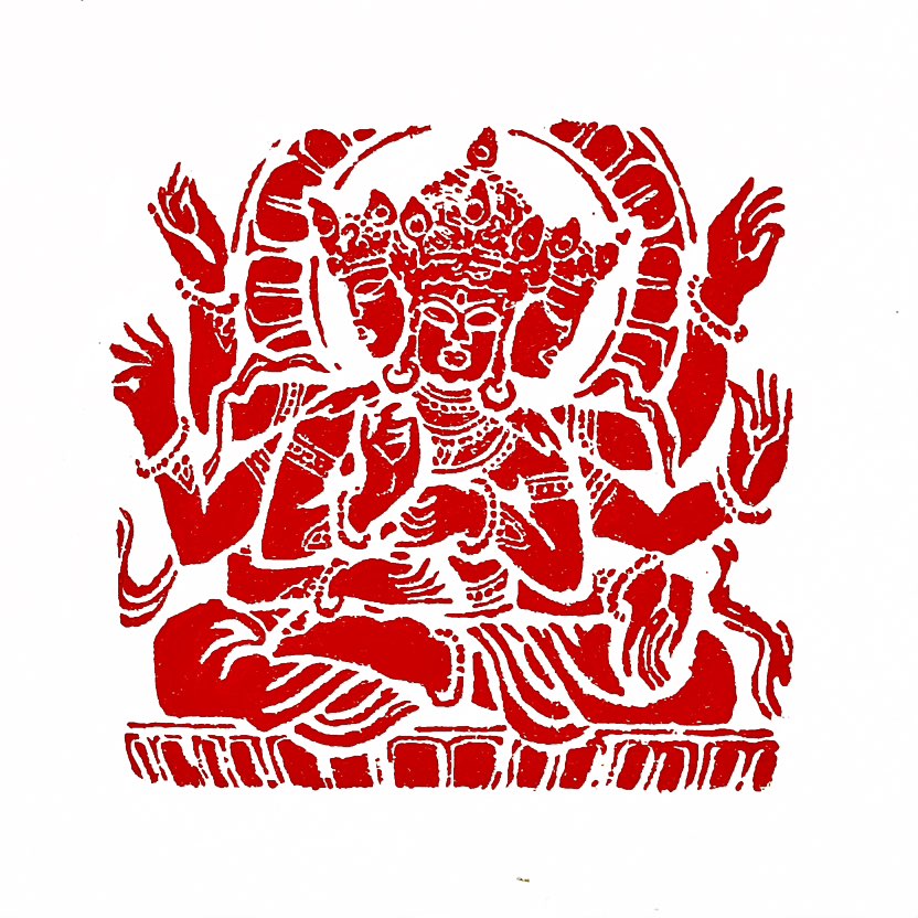 【一日一印*千手观音·福佑万家】“千手观音，福佑万家”是一句融合佛教信仰与民间吉祥话语的表达，其含义