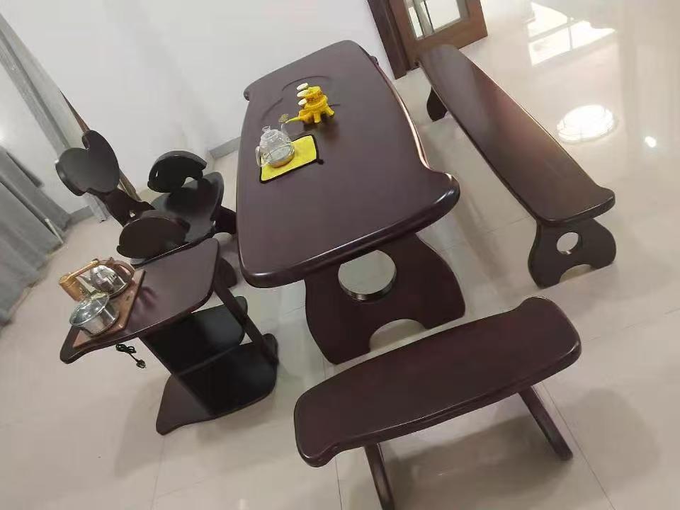 原木沙比利茶桌
