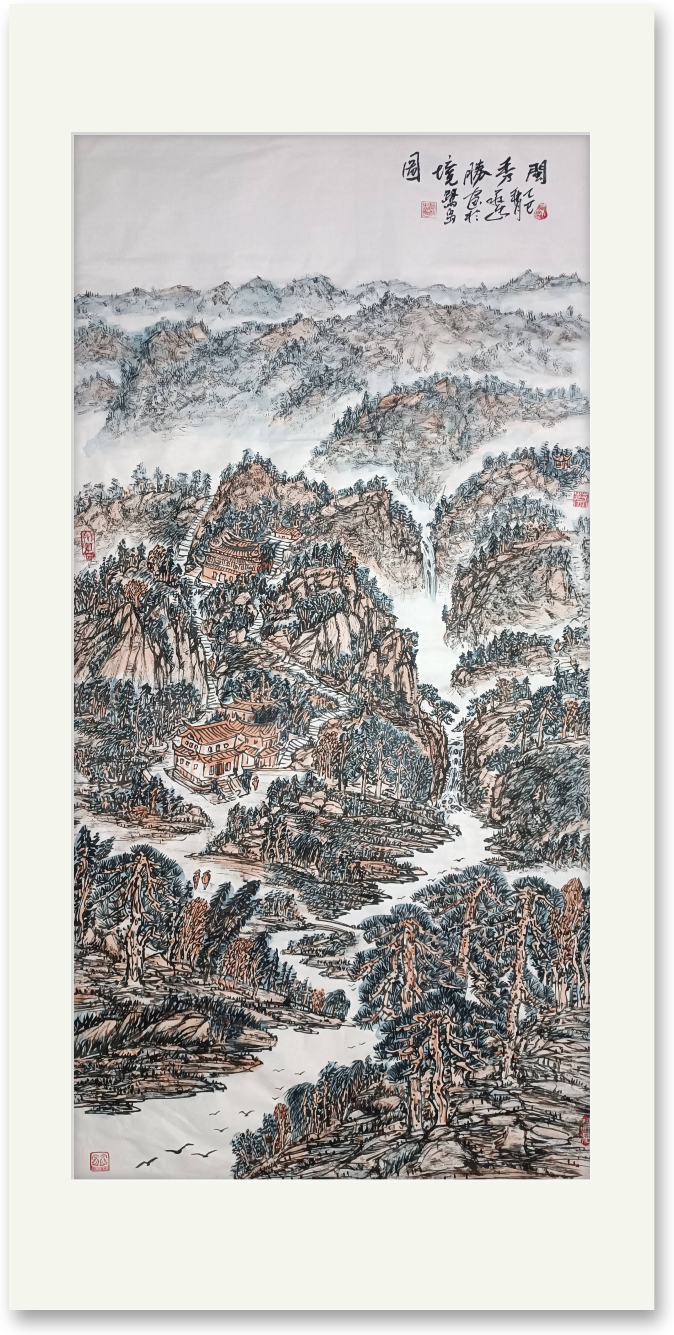 线墨山水画作品分享🌹🌹🌹🌹🌹🌹