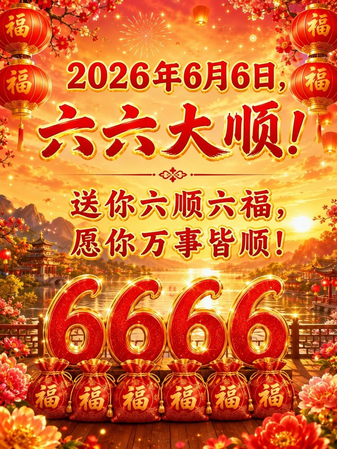 2026年6月6日.六六大顺