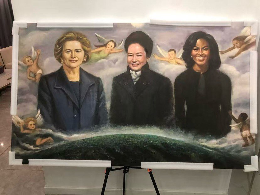 全球艺术家联盟姚继成主席的新作——大地母亲