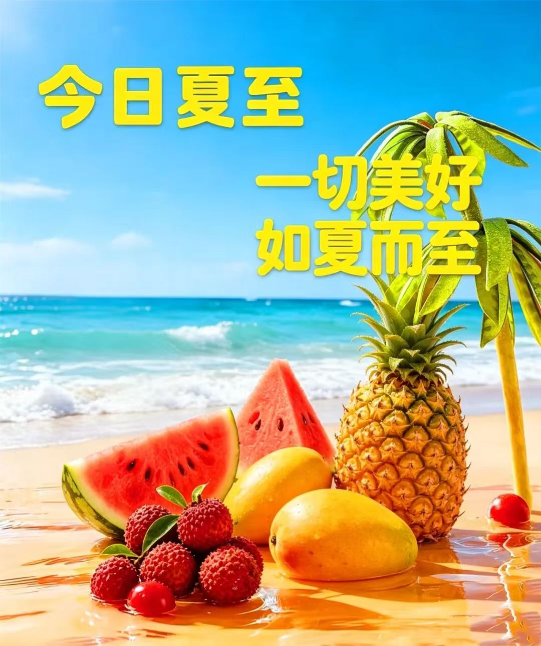 今日夏至，一切美好，如夏而至！