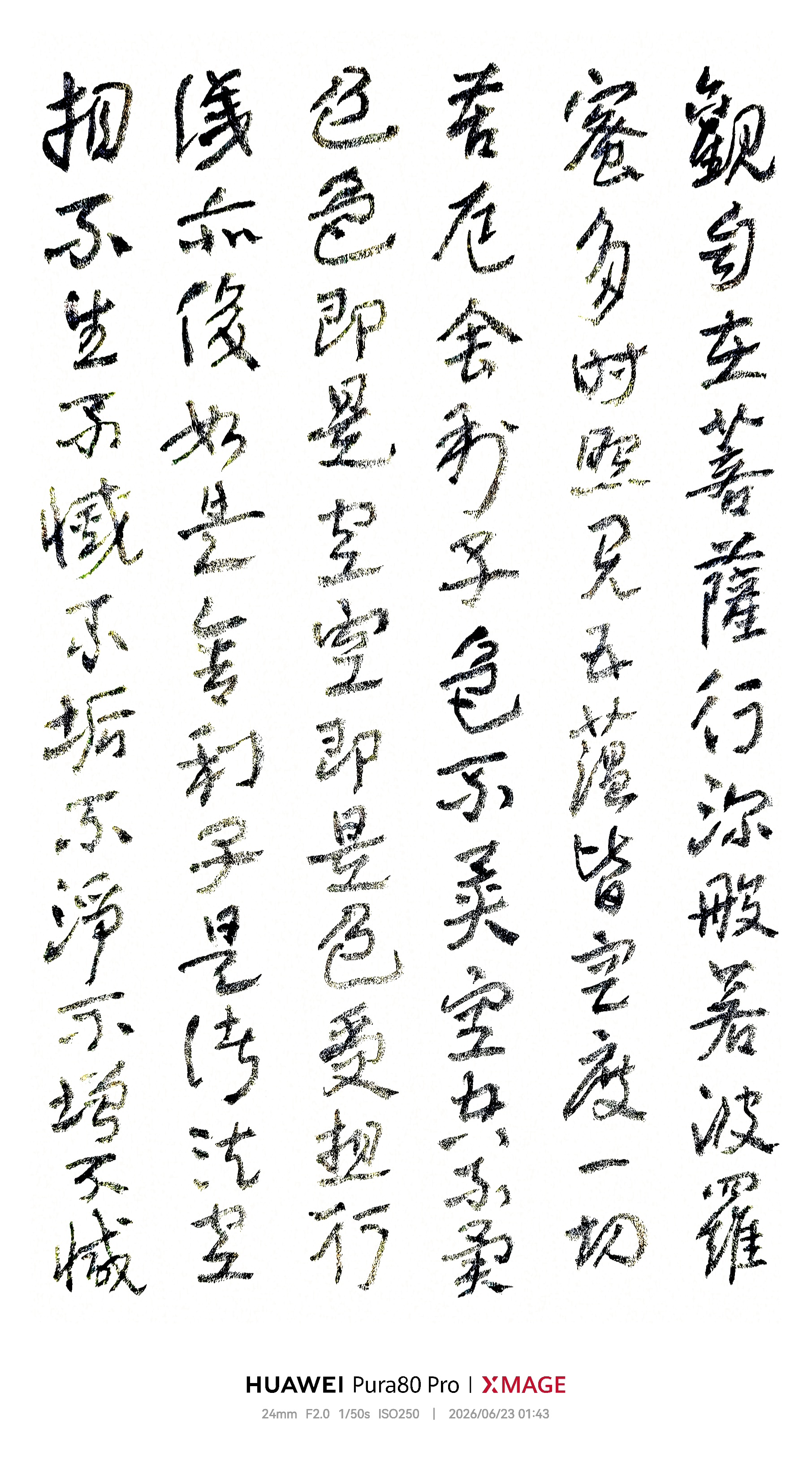 抄写“心经”