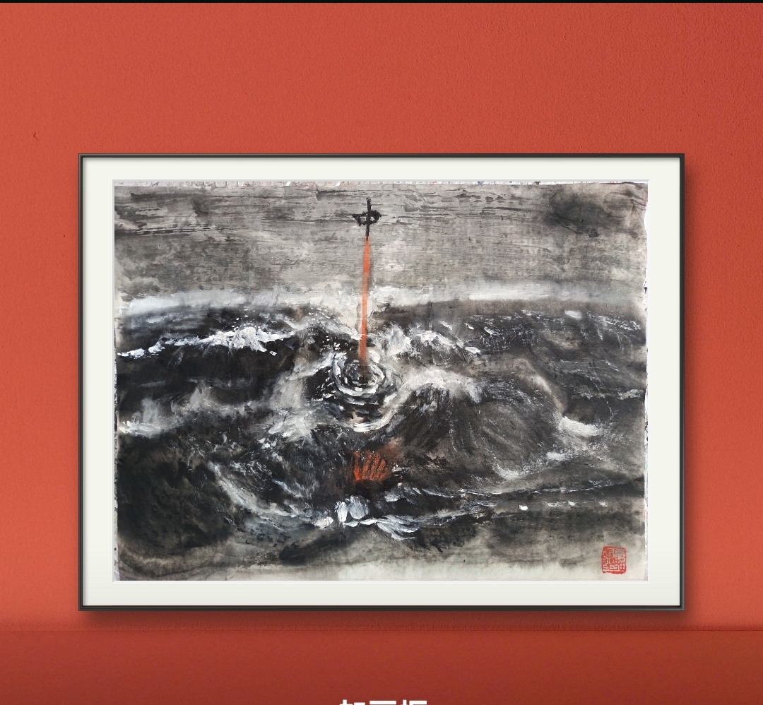 [香江画刊]|宇宙视野:超验绘画之中天柱