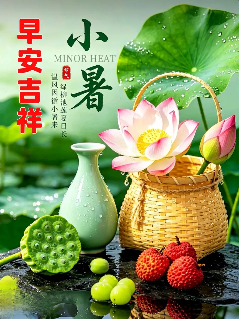 今日小暑，吉祥安康！