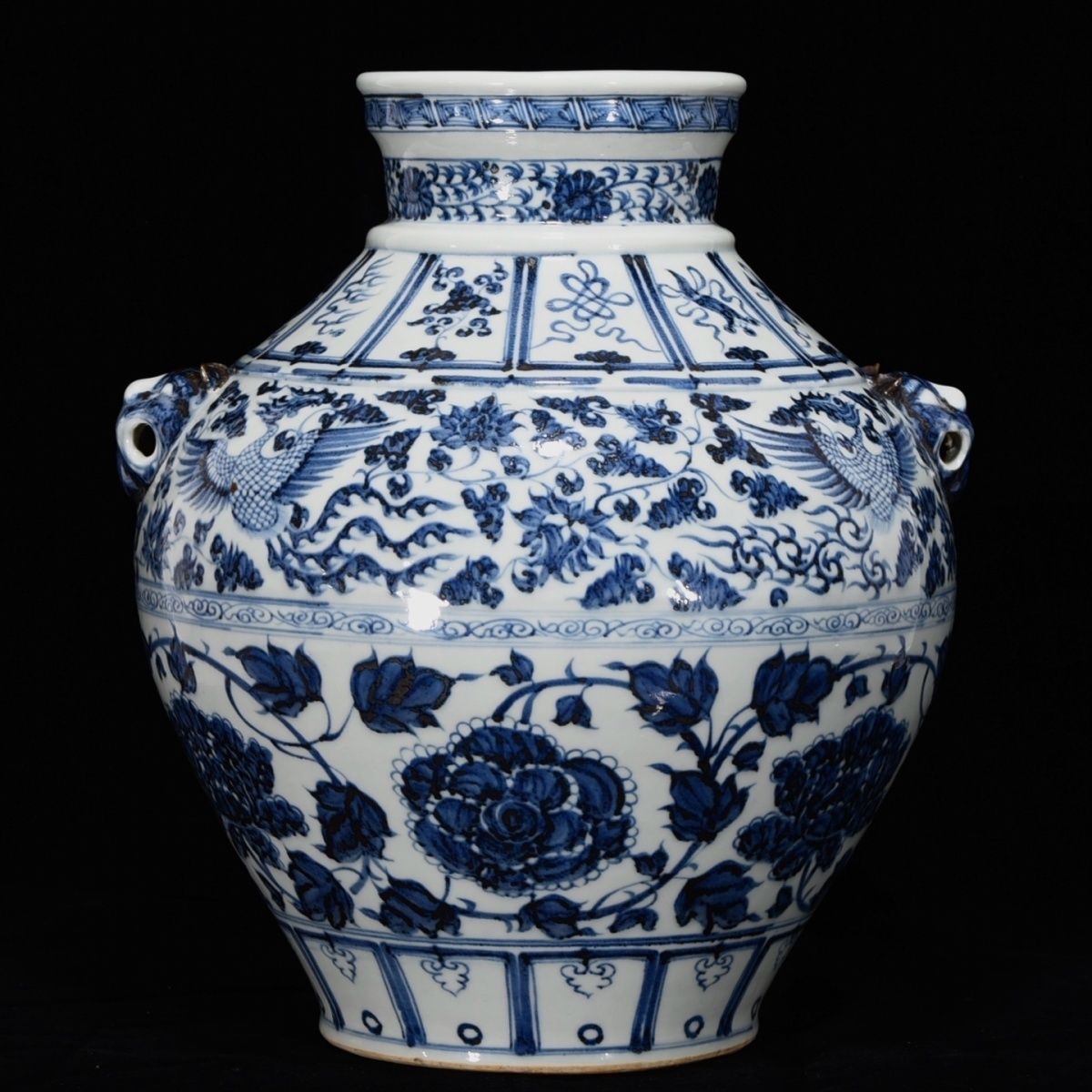 民藏人汤君～艺术品精品青花瓷罐