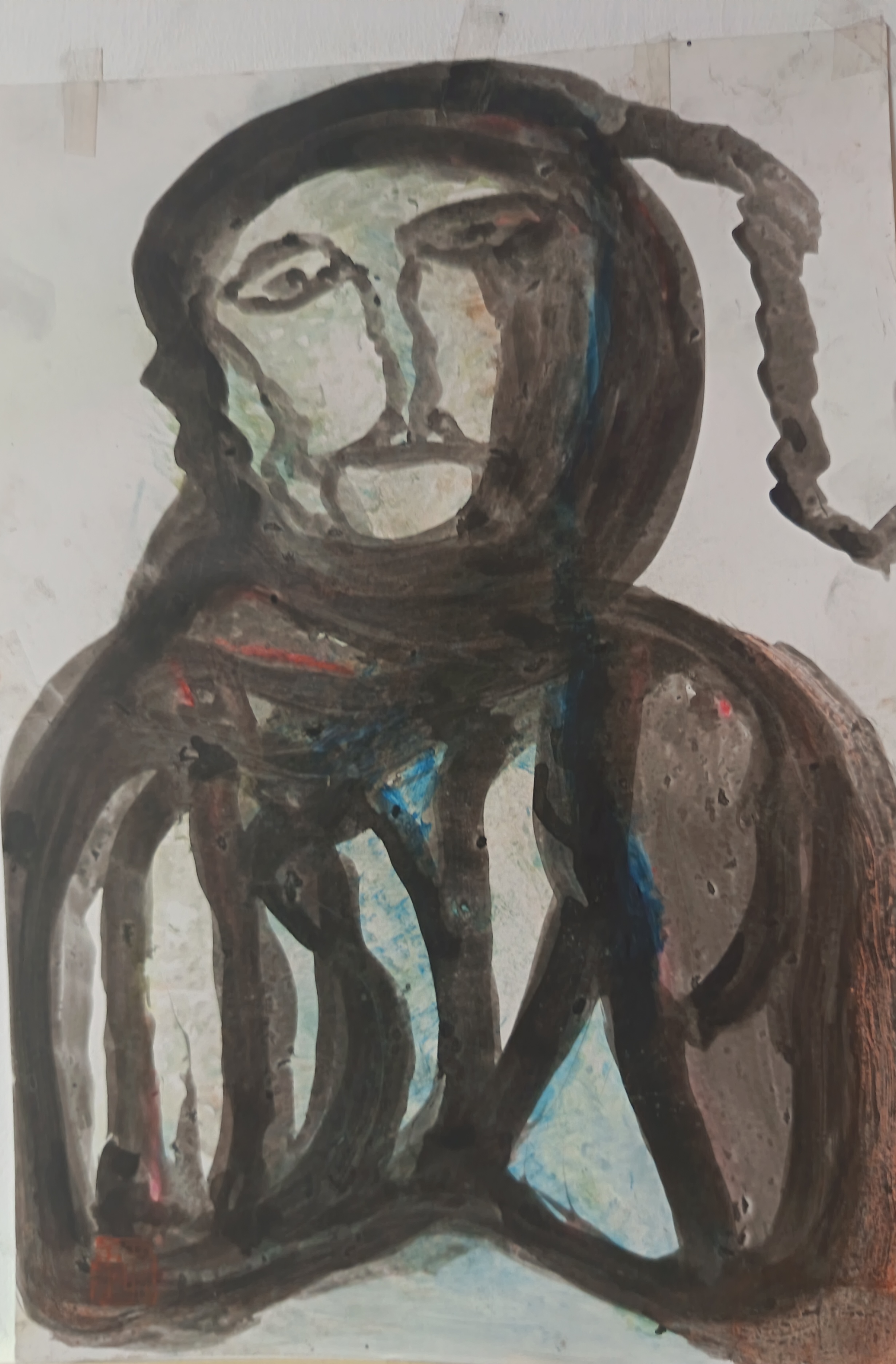《香江画刊》丨罗唐生超验绘画:长辫子的人