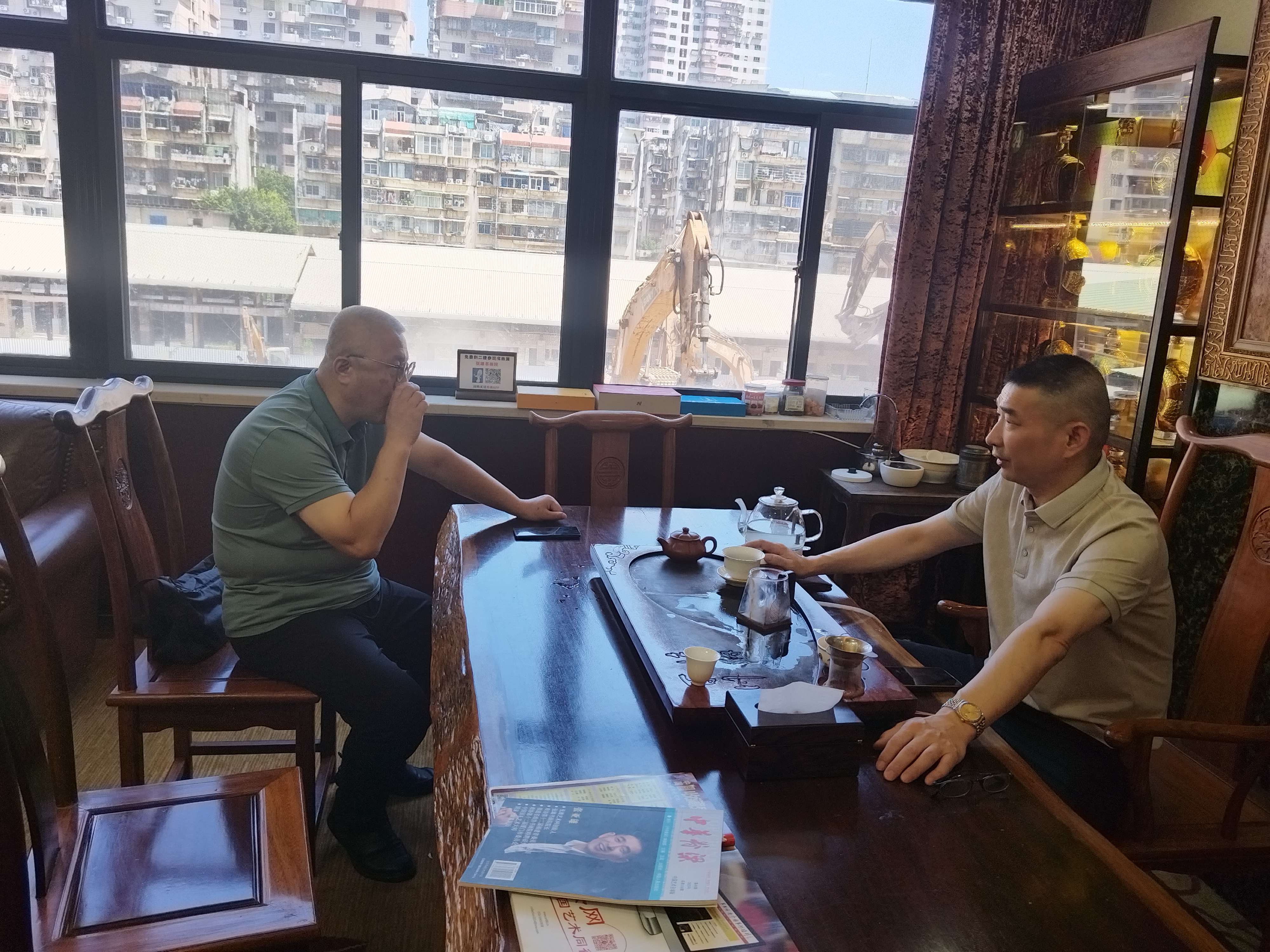 欢迎傅总大咖到即得公司做客喝茶