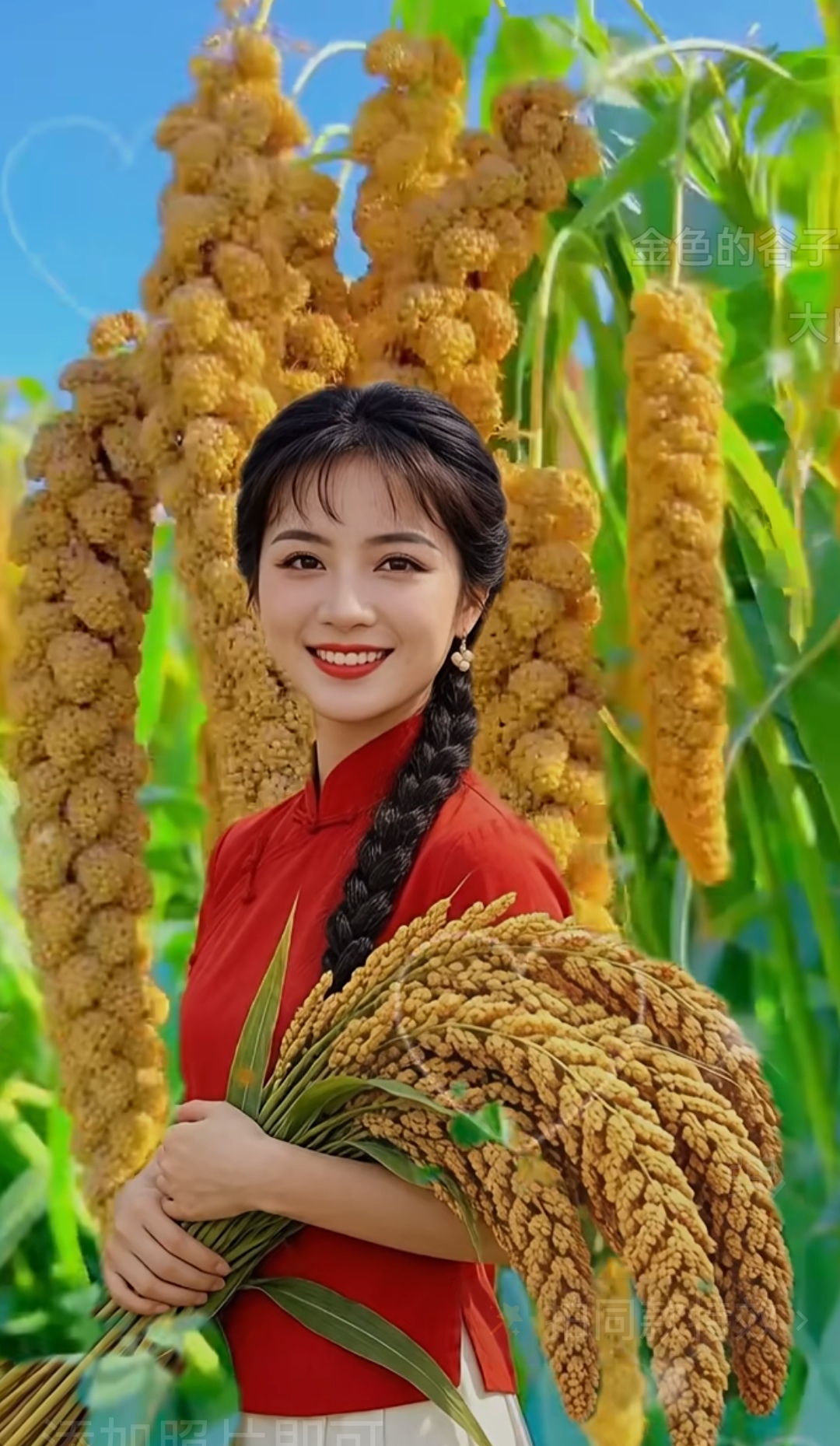 立秋到了，庄稼慢慢的成熟了，农民的收获日子就要到了，请大家欣赏。
