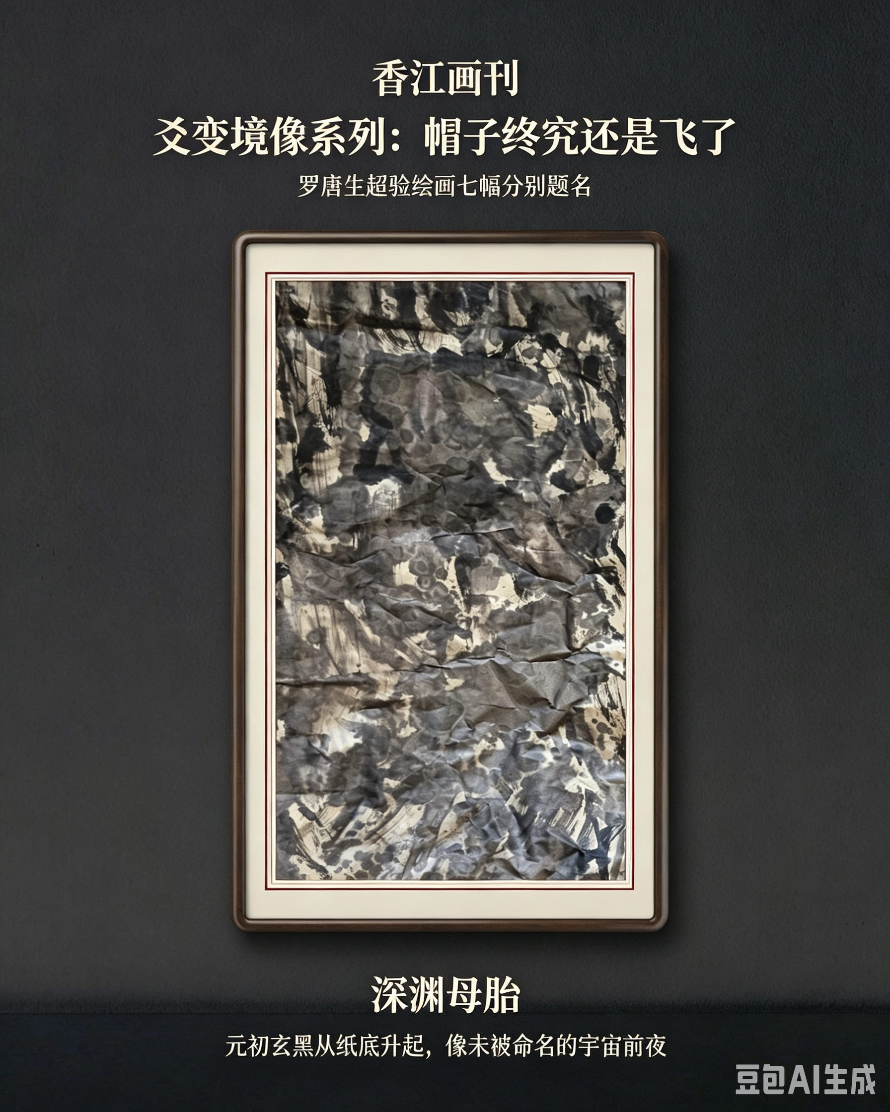 《香江畫刊》| 爻變境像系列：帽子終究還是飛了——羅唐生超驗