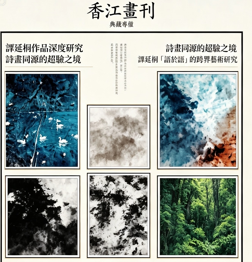 《香江晝刊》丨香江畫派领軍人物譚延桐领軍下美学与诗意深度研究