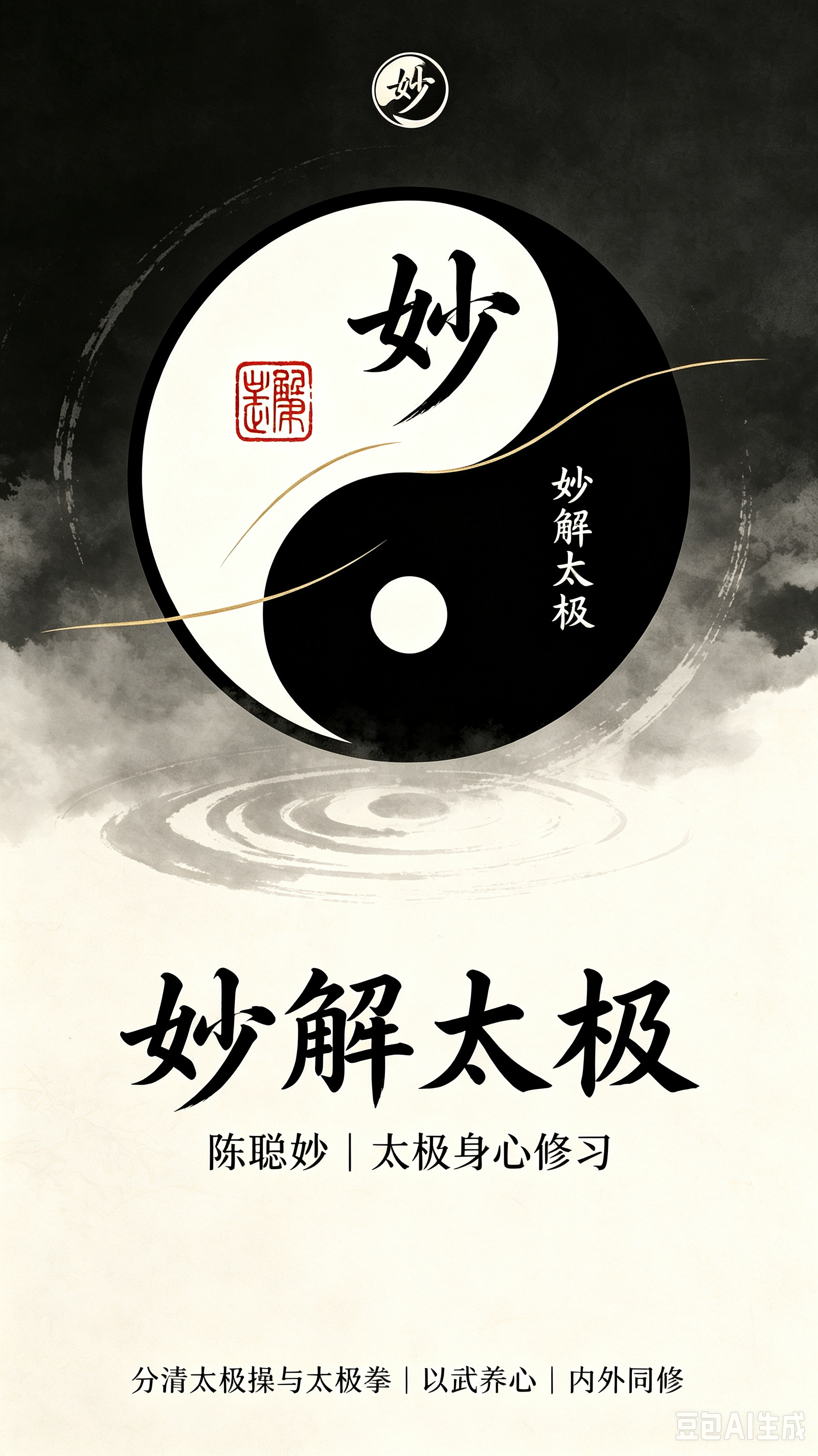 什么是太极拳？

依照阴阳太极之道的无为、动静、动虚、静实、刚柔、浊生、清长、自然等思想融入武术之中