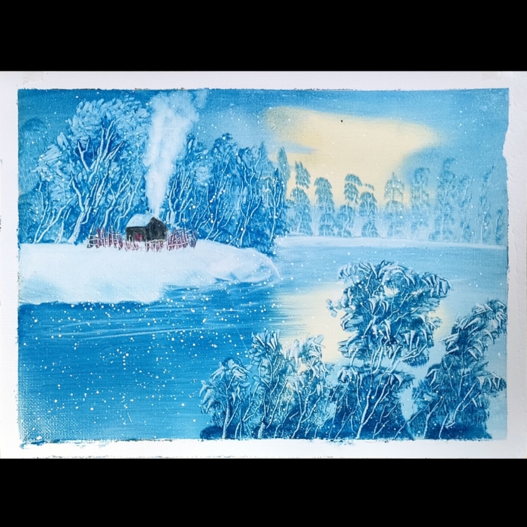 彭瑞珍刀画作品《冬日暖阳》浅析