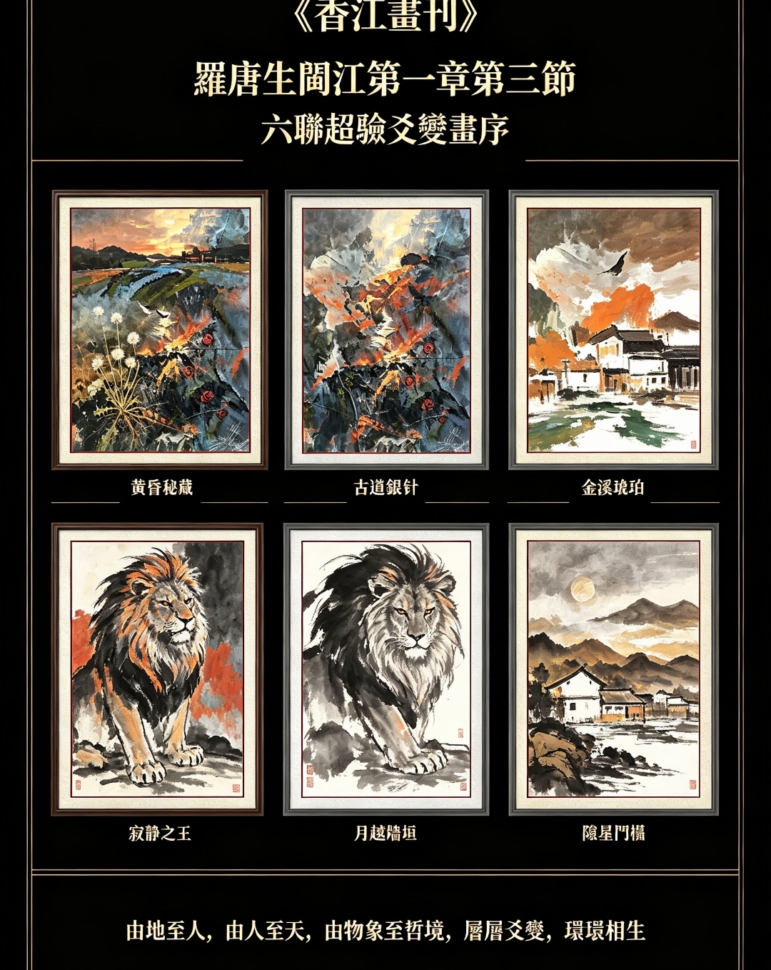 《香江畫刊》｜羅唐生真元小說專題 真元美學小說舉例與深度研