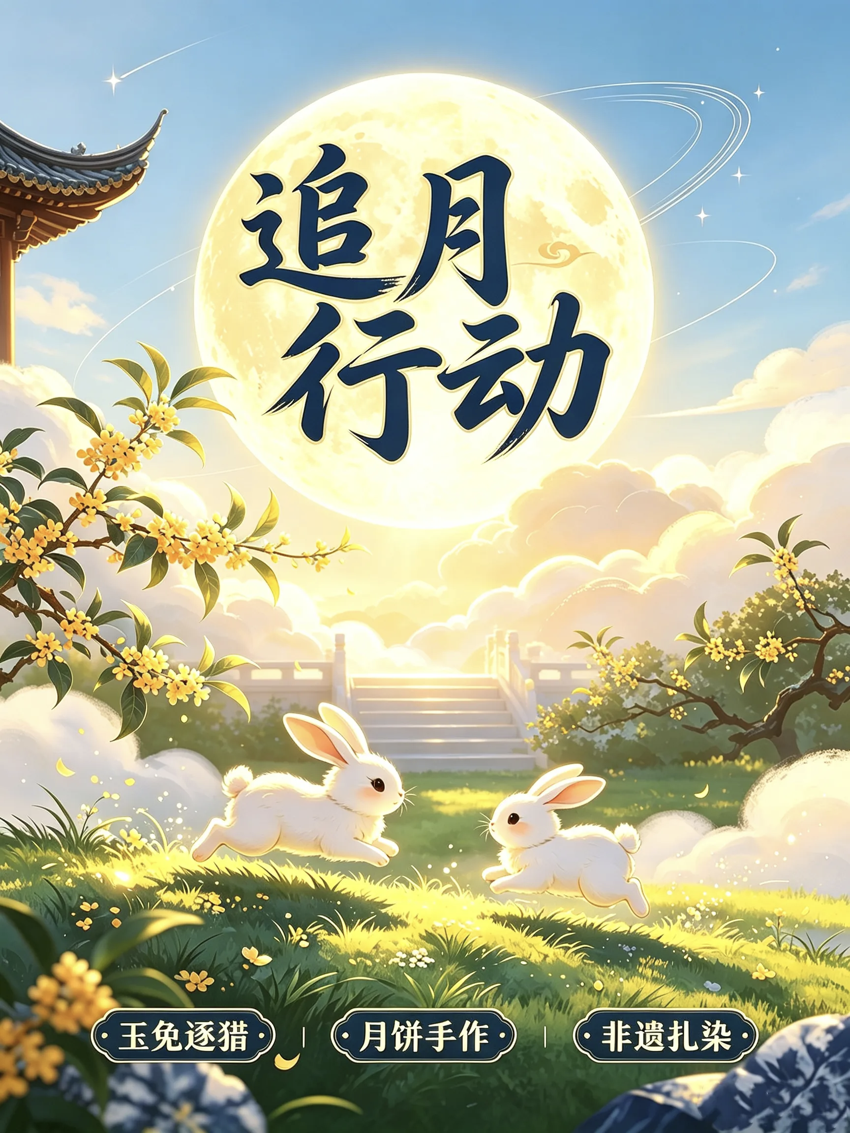 🌟 中秋遛娃天花板！嫦娥喊你来“训兔”啦~ 🐇✨
在这里，神话照进现实，孩子们将化身“专属饲养官”，