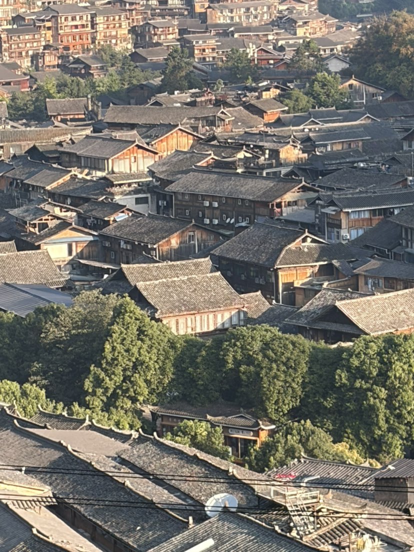 潘体书法：贵州西江苗寨💕