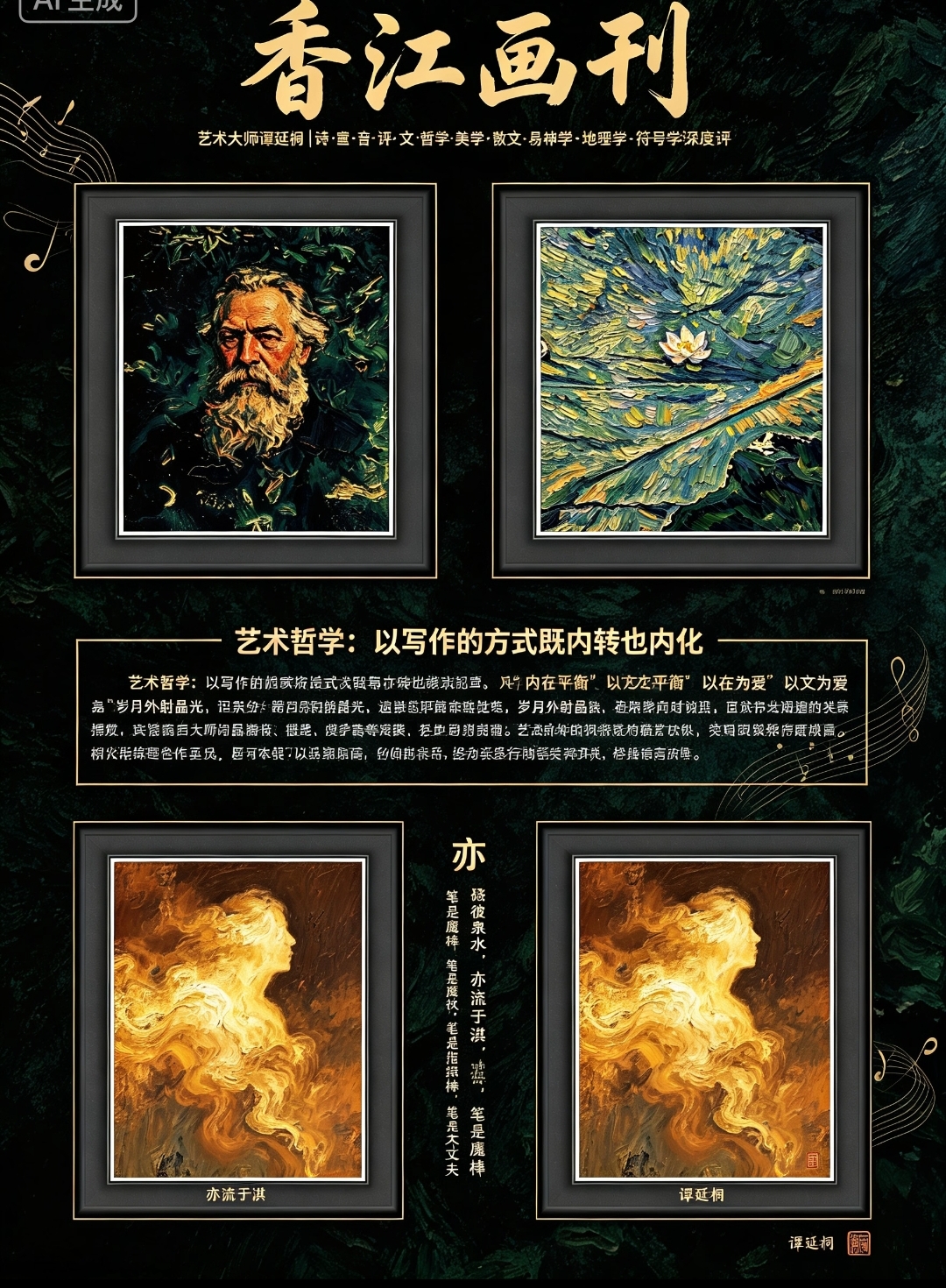 《香江畫刊》｜香江畫派國際前沿：藝術大師譚延桐藝術批判