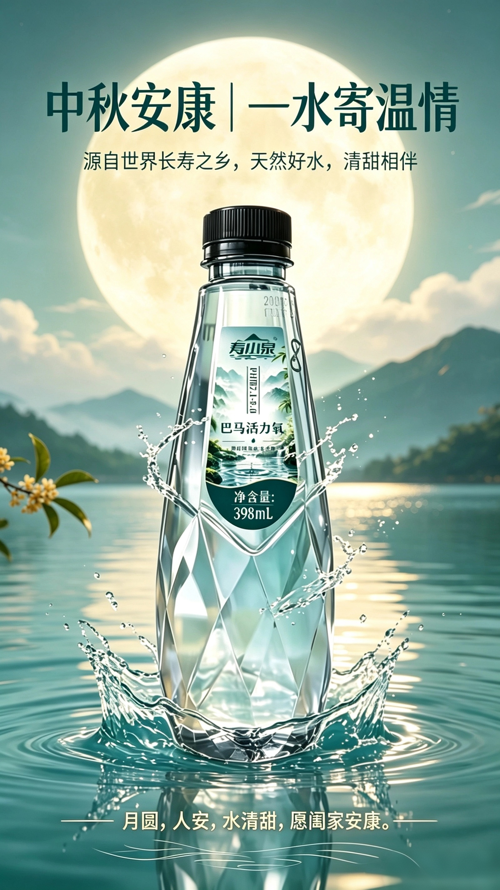 中秋安康｜一水寄温情

源自巴马天然活性水
月圆，人安，水清甜，愿阖家安康。