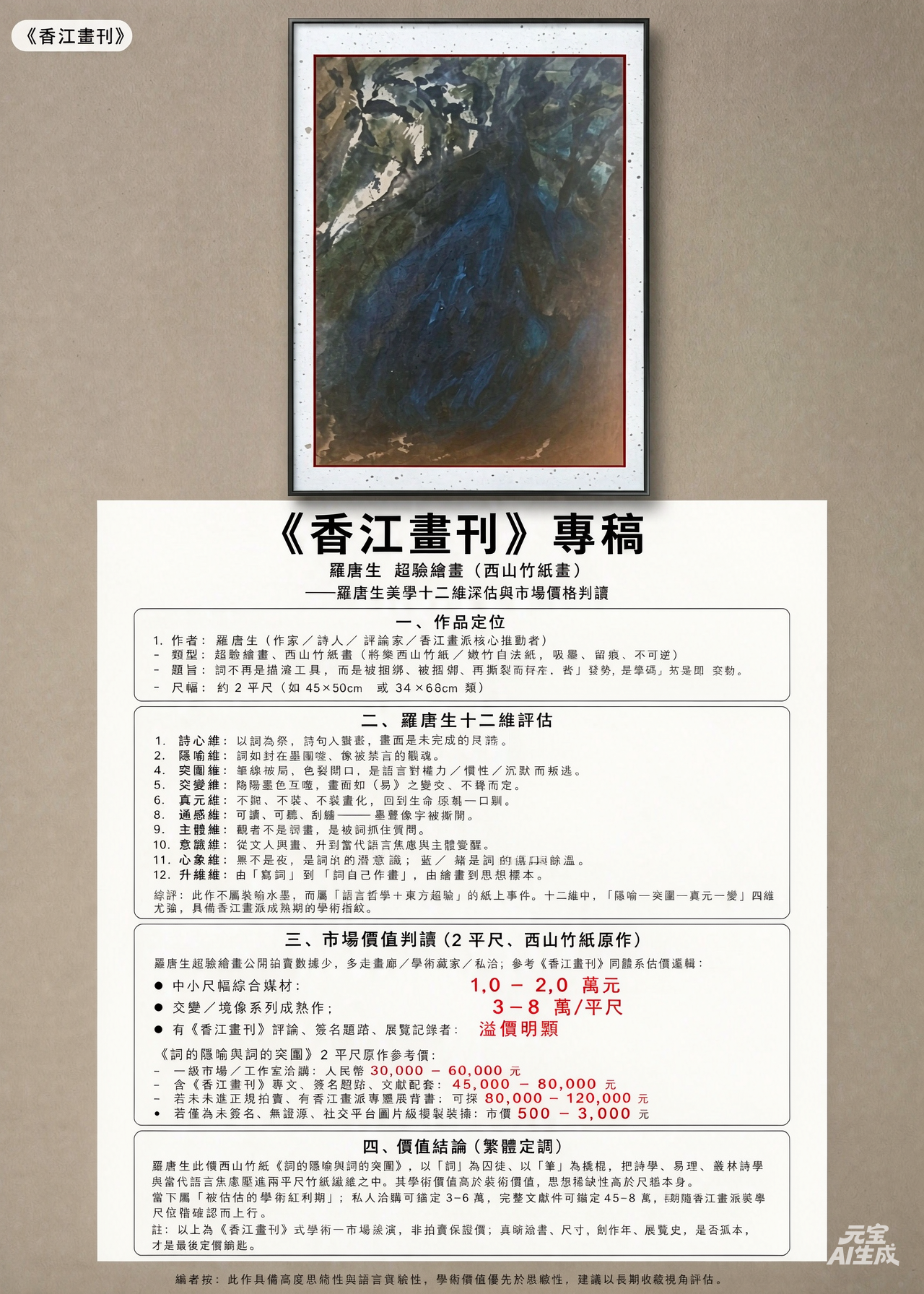 《香江画刊|播客|世界艺术评价体
