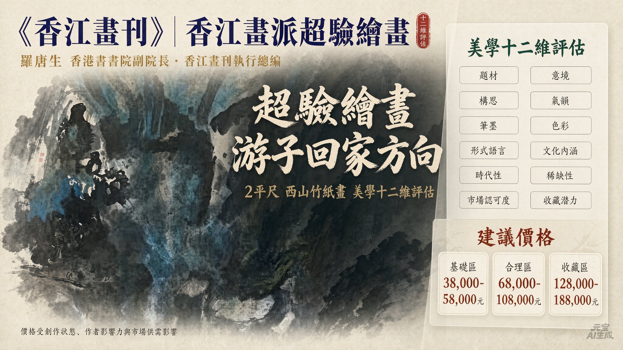 《香江畫刊》典藏專稿 爻變宇宙學與裂隙美學的哲學美學學術研究