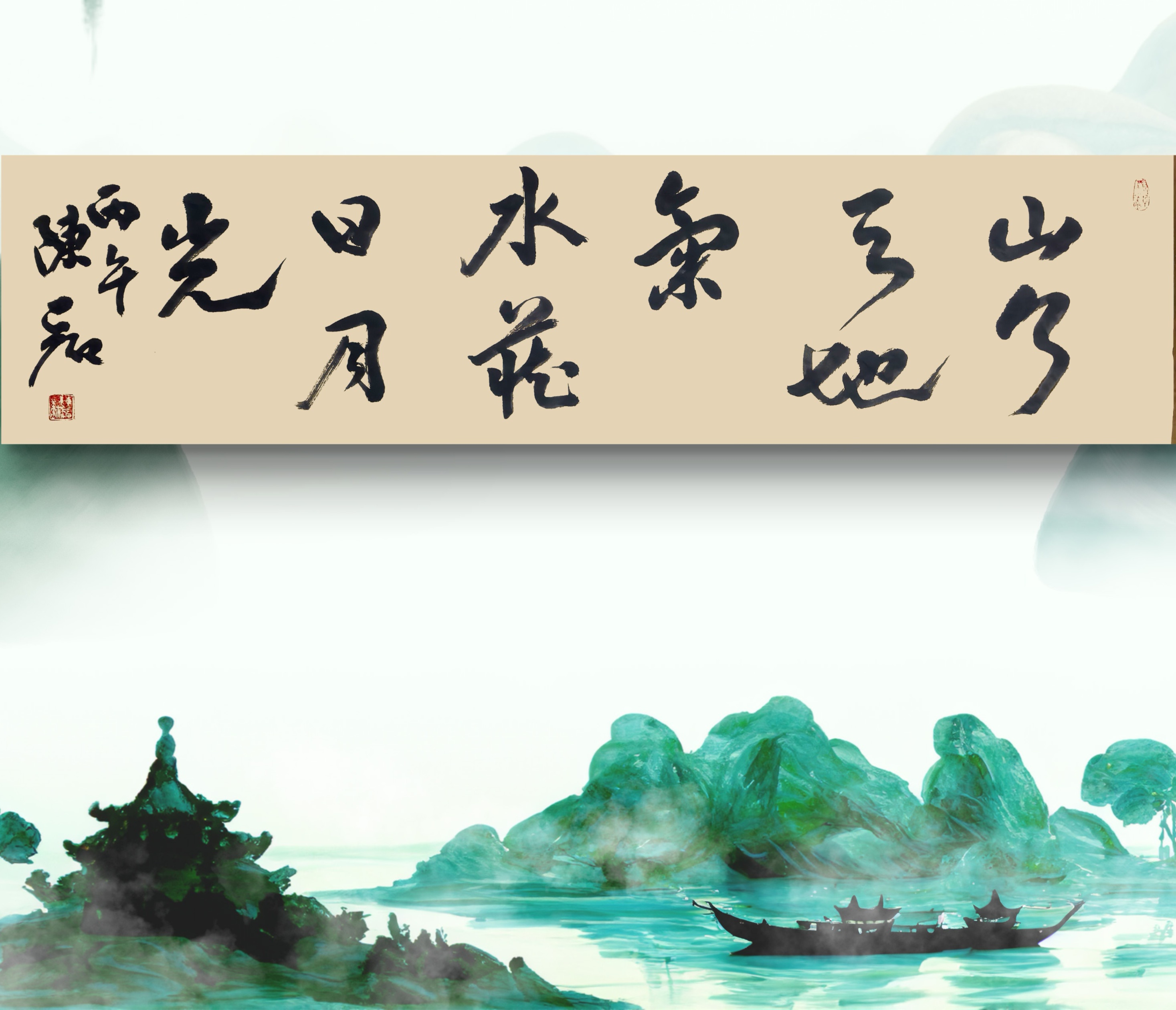 墨融星陨，能量书法！