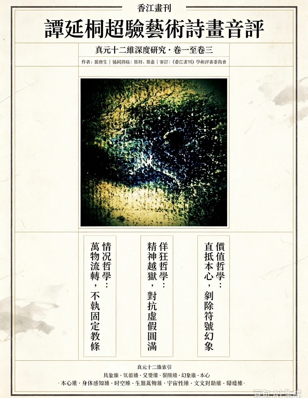 《香江畫刊｜藝術大師、香江畫派領軍人物譚延桐三幅作品詩畫研究