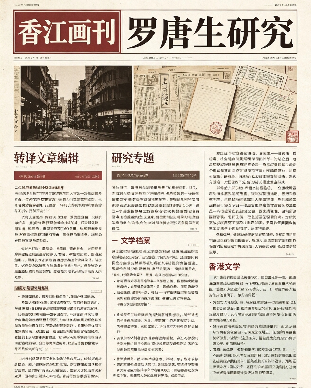 《香江畫刊》｜羅唐生全域爻變哲學、真元美學體系深度研究