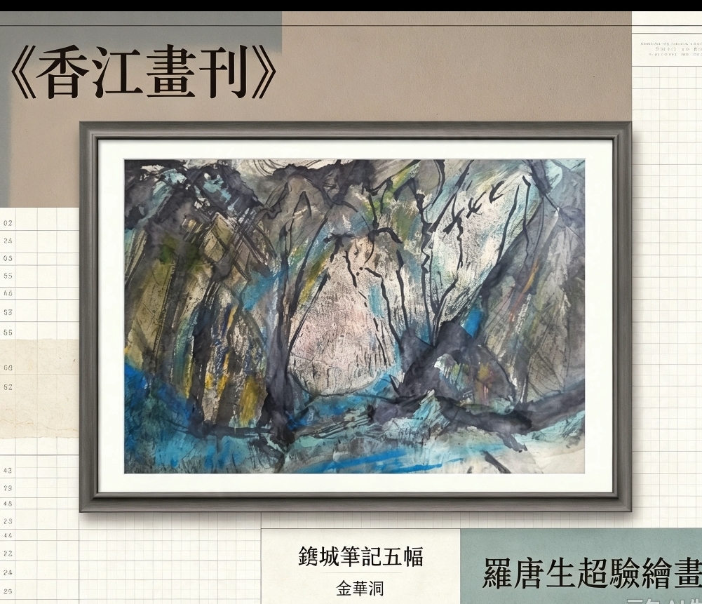 《香江畫刊》｜羅唐生超驗繪畫《鏞城筆記》五幅深度研究