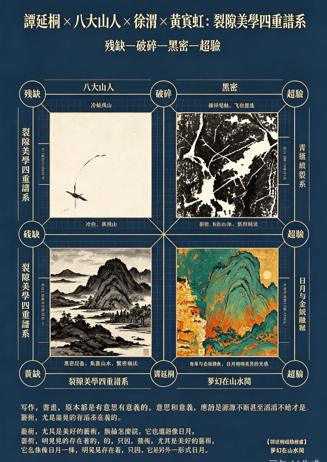 《香江畫刊》｜藝術大師譚延桐超驗繪畫四幅解析